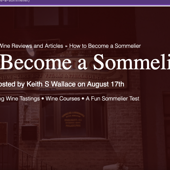how to become a sommelier